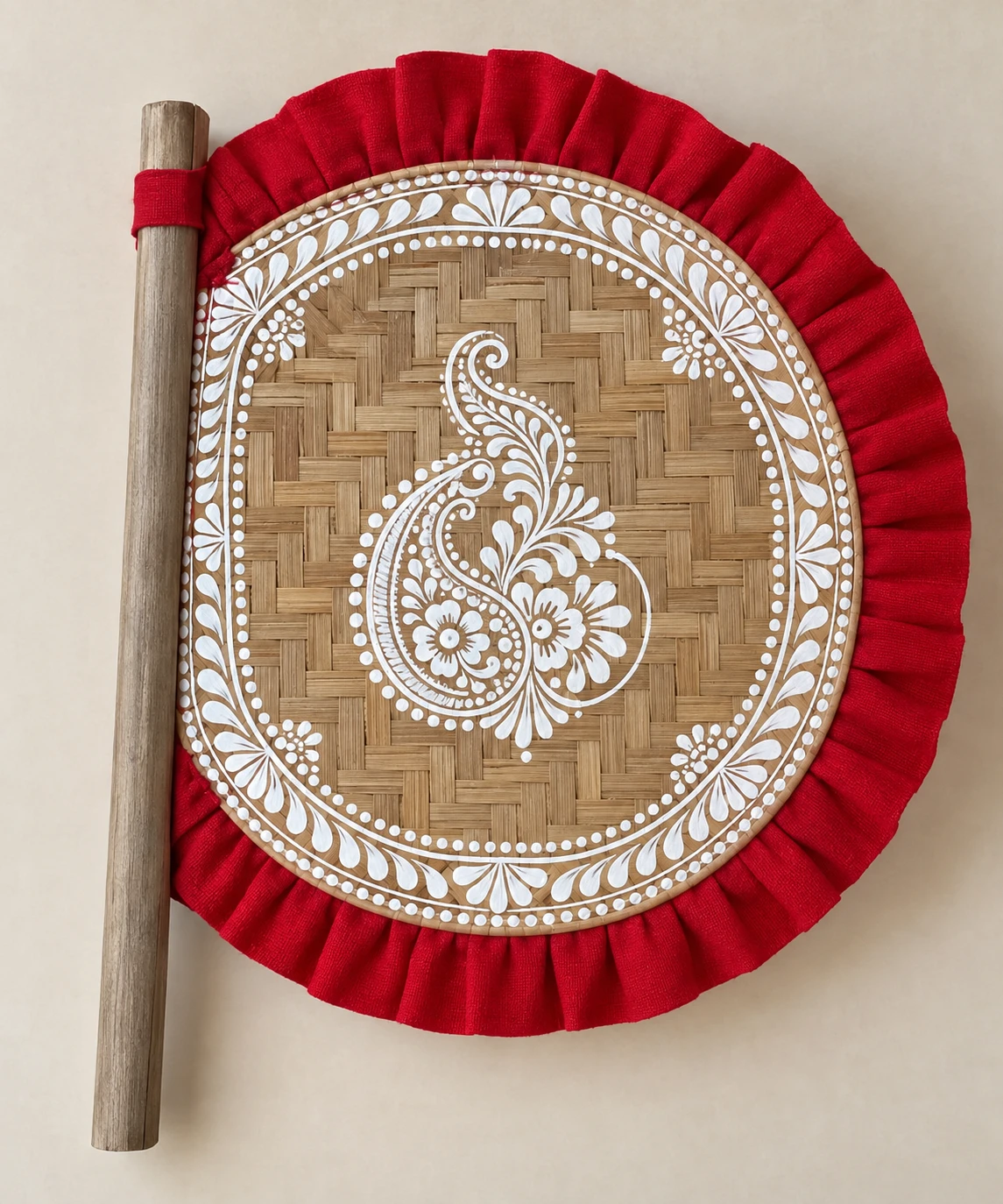 Traditional Bengali Kolka Alpana artwork