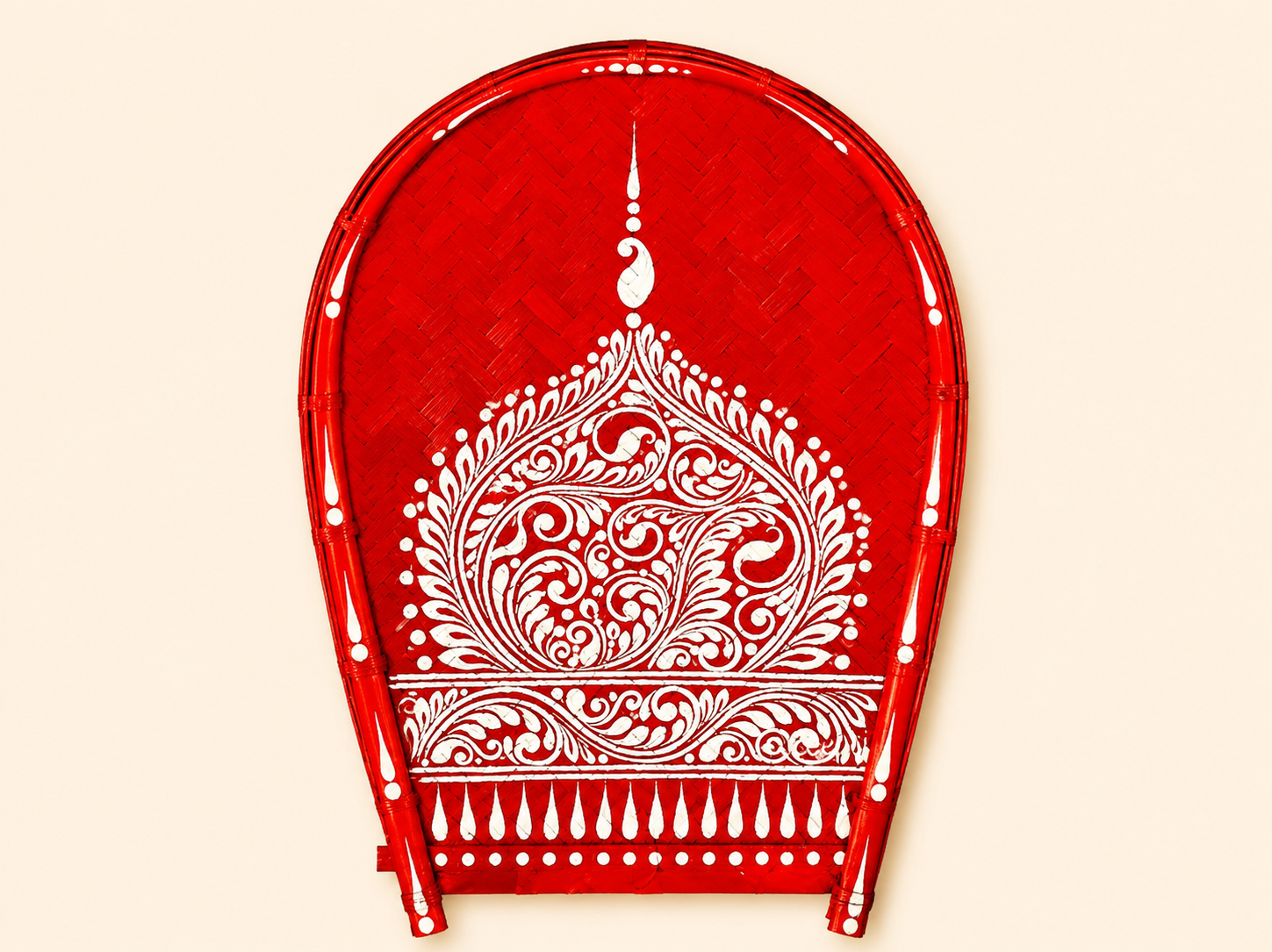 Bengali Wedding Kulo — Red & White