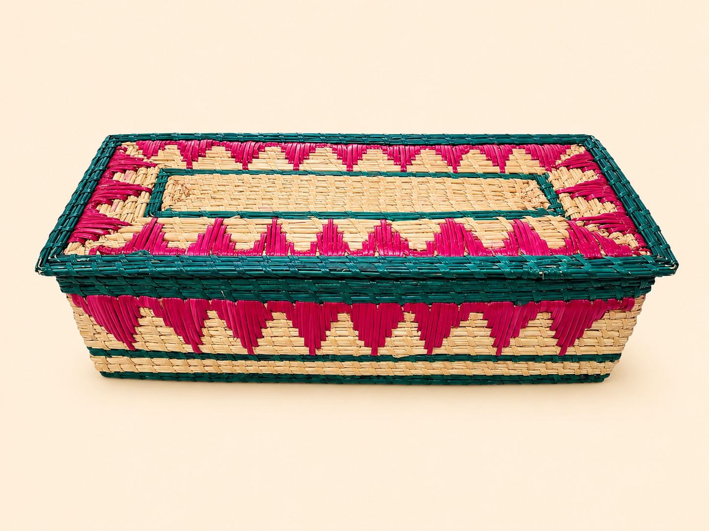Handwoven  Sikki Grass Utility Box
