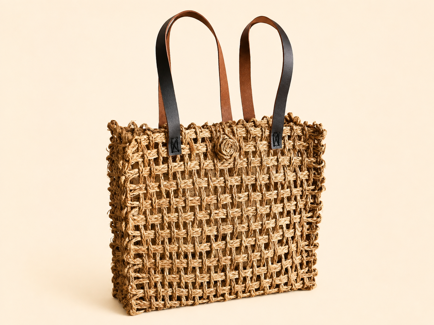 Sabai Grass Lunch Bag — Natural